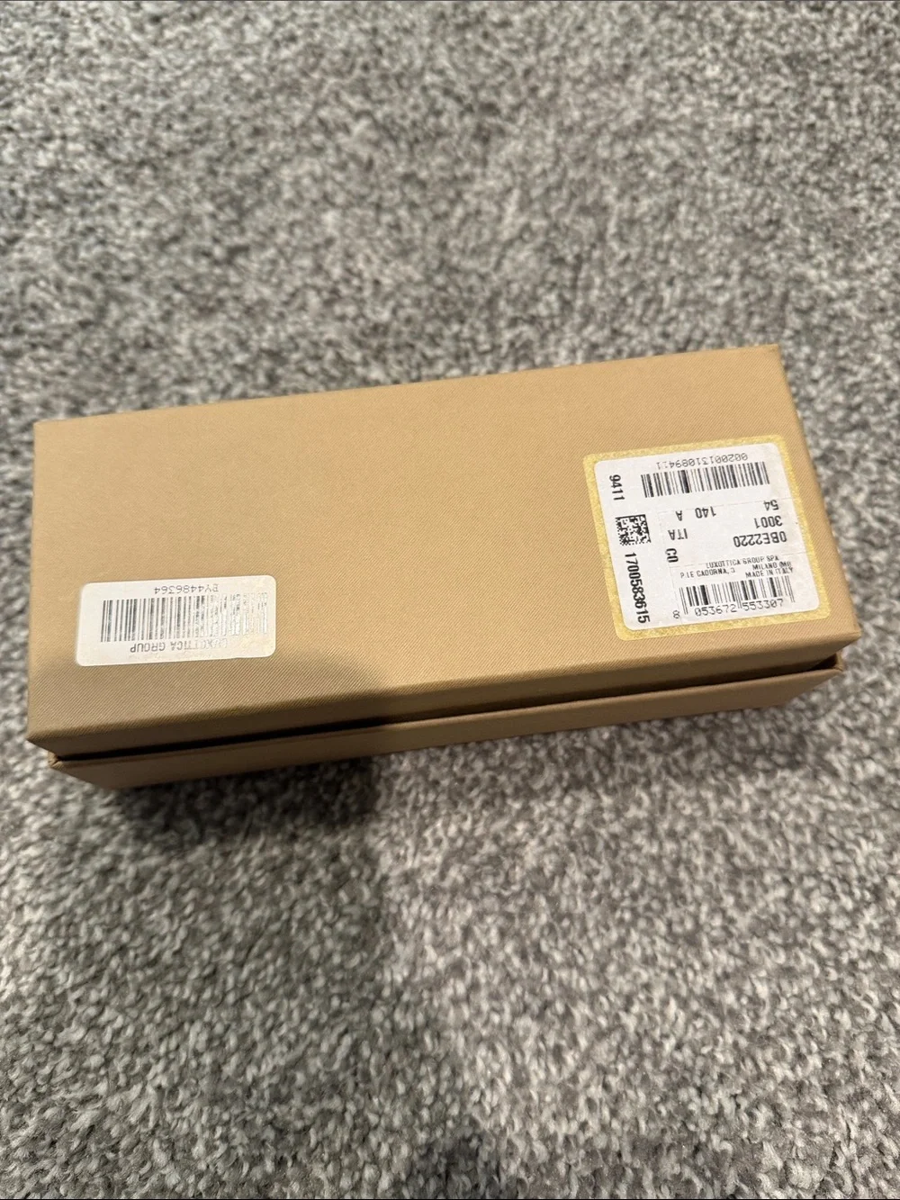 Empty Burberry Glasses Box